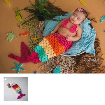 Mermaid Outfit - Type 1 (0-3) Months