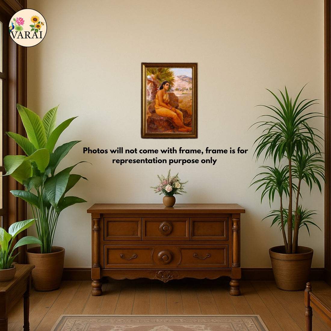 Raja Ravi Varma Painting Print - 06