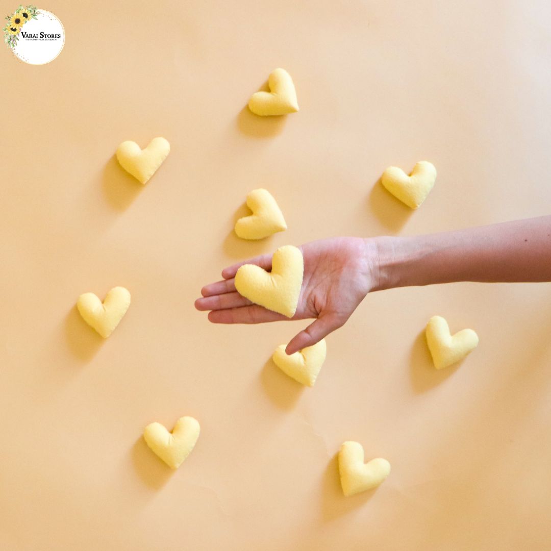 Felts Heart - (Set of 2)