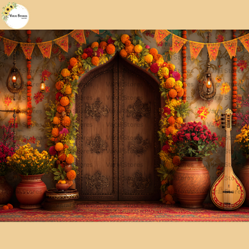 Marigold Melody - Baby Printed Backdrops - PREMIUM FABRIC