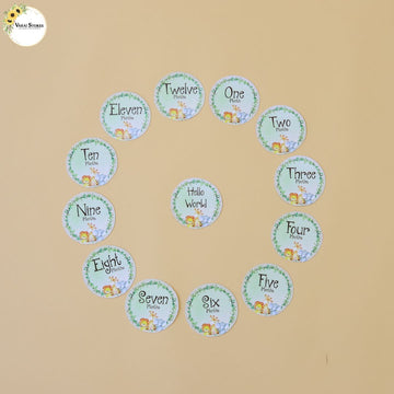 Milestone Card (Type 1) -(Set of 12pcs)