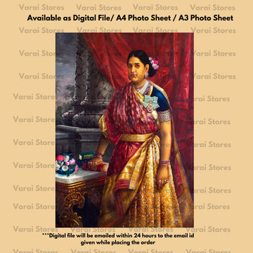 Raja Ravi Varma Painting Print - 01