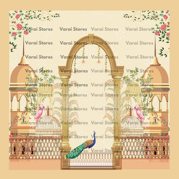 Vintage Arch - Fabric With Pole Pocket