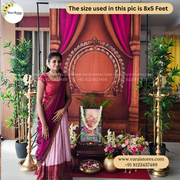 Arch Temple - Fabric (8x5) Feet with pole pocket
