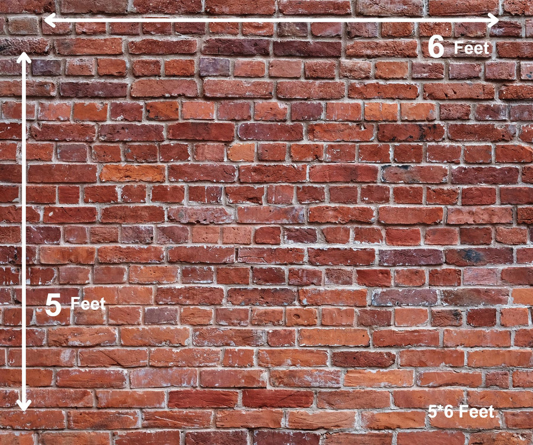 Rustic Brick - Baby Printed Backdrops - PREMIUM FABRIC