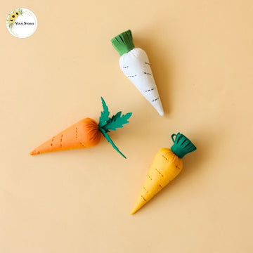 Felt Carrots - Set of 3