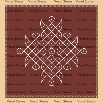 Center Kolam - Fabric With Pole Pocket