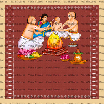 Upanayanam Pooja -  Fabric With Pole Pocket