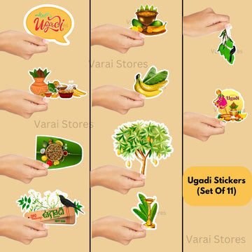 Ugadi Stickers (Set Of 11)