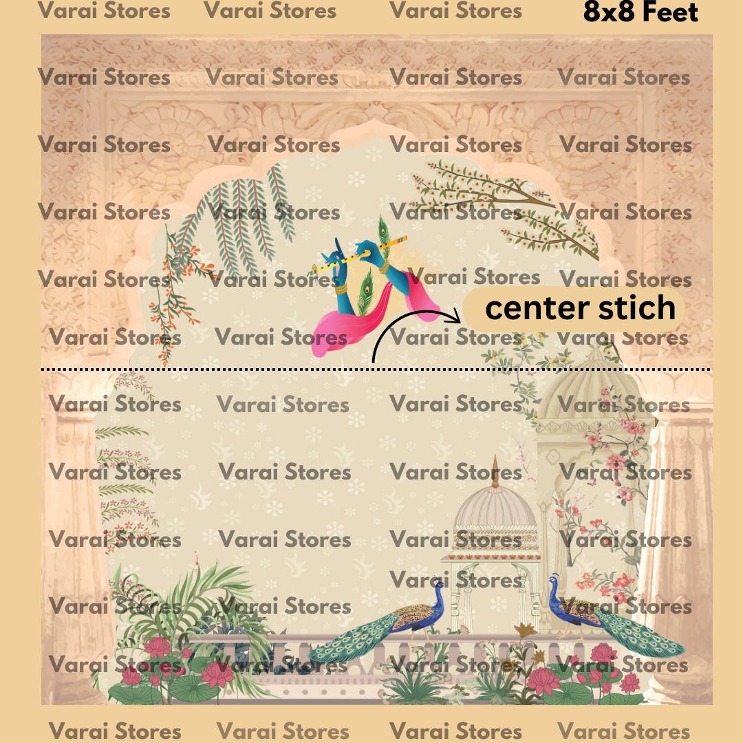 Krishna Flute (Type 1) - Fabric With Pole Pocket