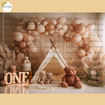Teddy Decor - Baby Printed Backdrops - PREMIUM FABRIC