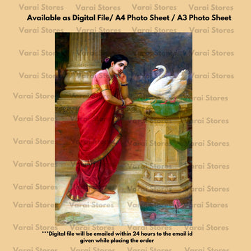 Raja Ravi Varma Painting Print - 11