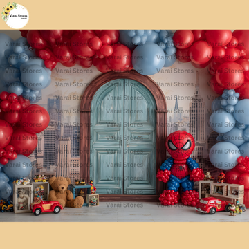 Spiderman House - Baby Printed Backdrops - PREMIUM FABRIC