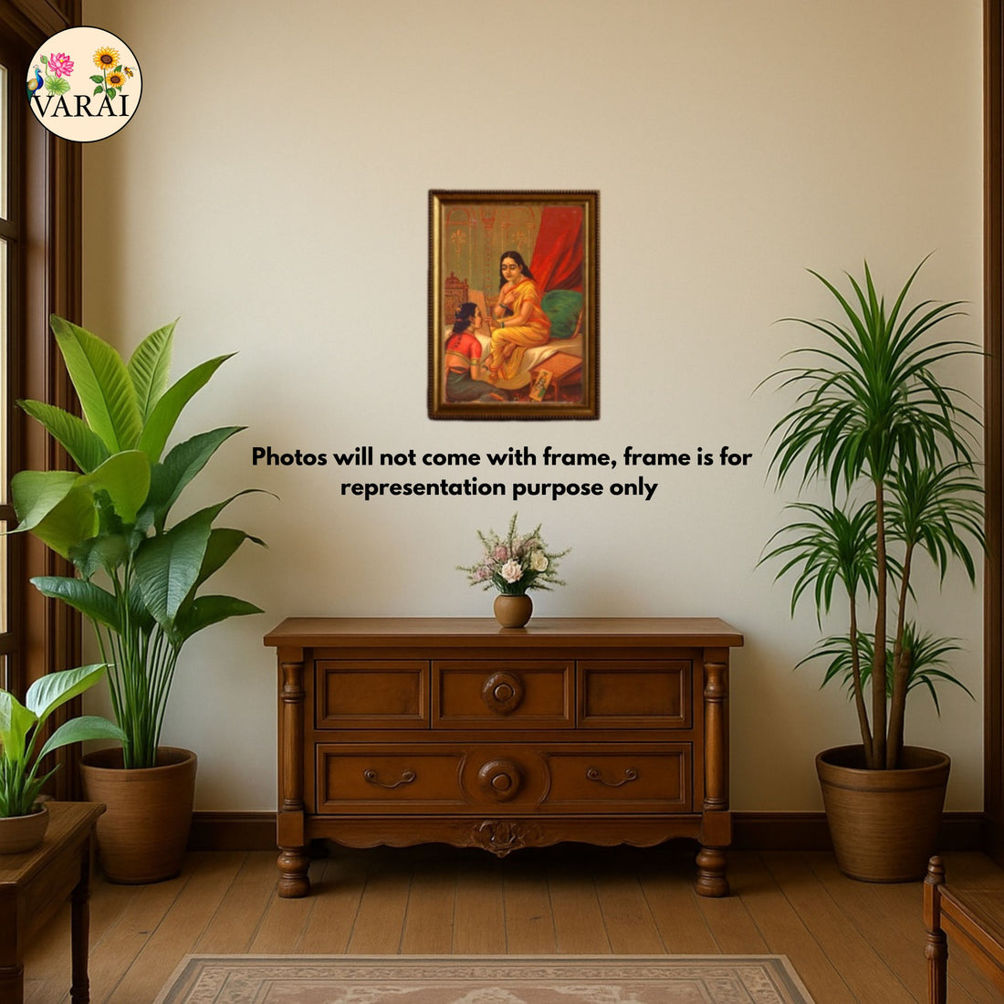 Raja Ravi Varma Painting Print - 02