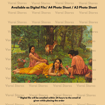 Raja Ravi Varma Painting Print - 15