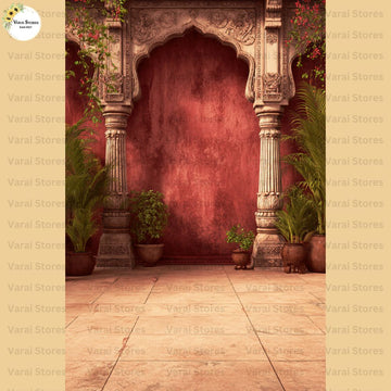 Rustic Rose Palace - Printed Lifestyle Backdrop - PREMIUM FABRIC