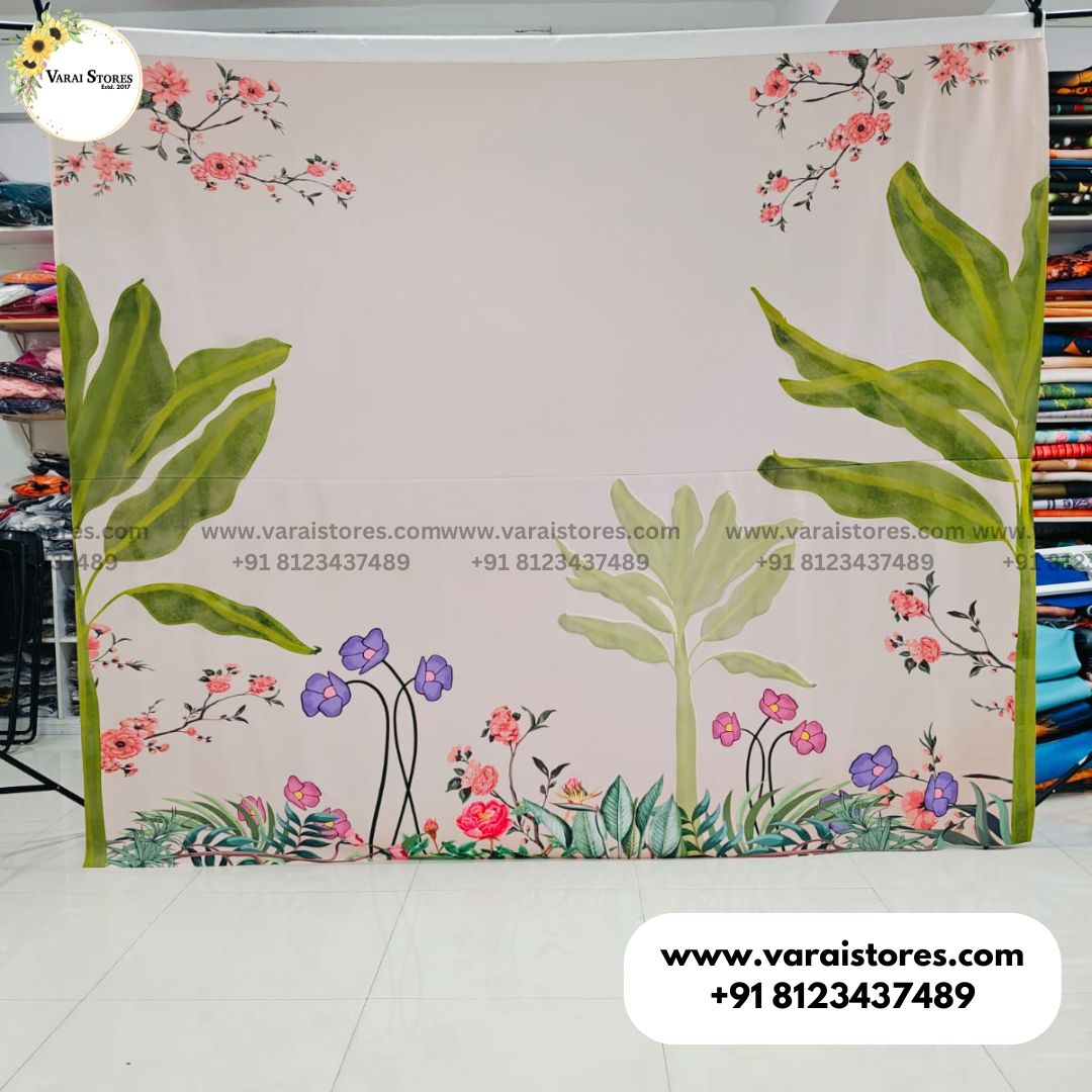 Classic Banana Tree - Fabric With Pole Pocket