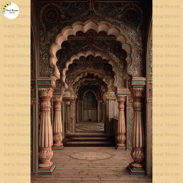 Temple Hall - Printed Lifestyle Backdrop - PREMIUM FABRIC