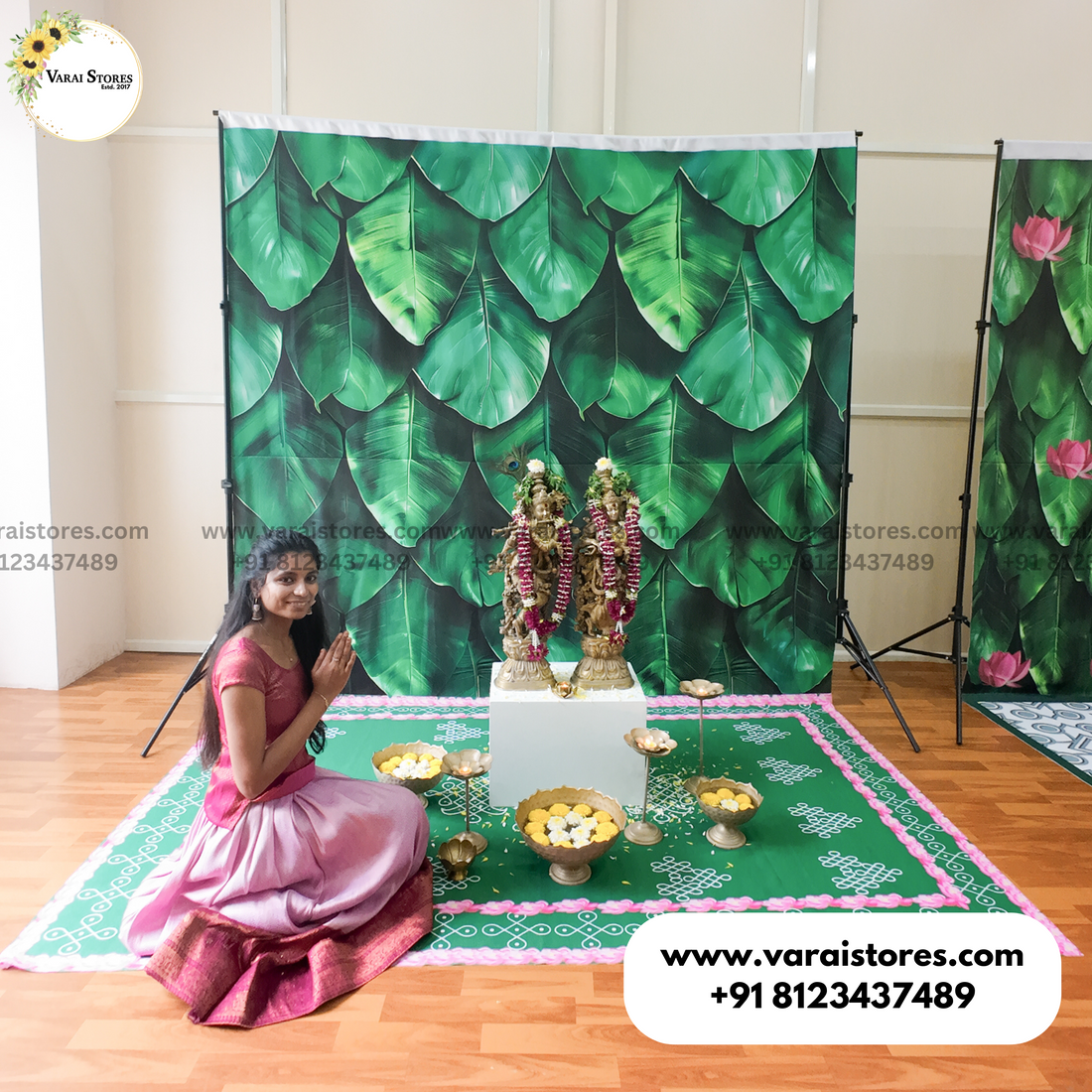 Banana Leaf - Fabric With Pole Pocket