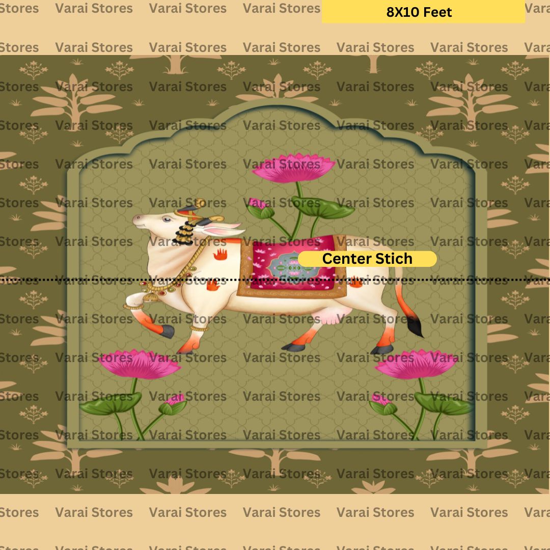 Pichwai Arch    -  Fabric With Pole Pocket