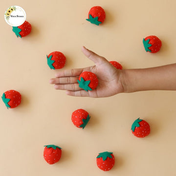 Felt Strawberry - Set of 2