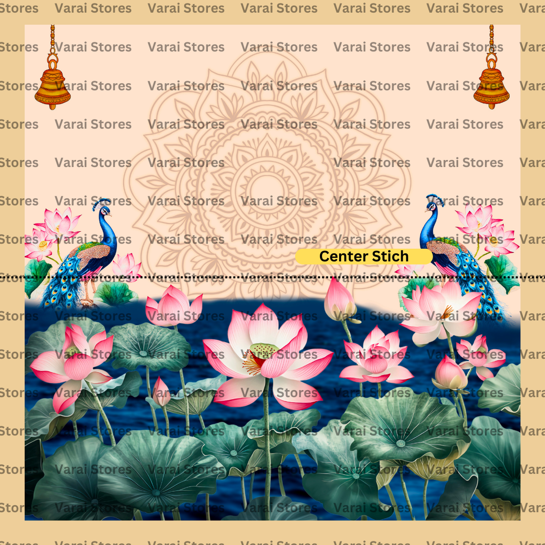 Mayura  -  Fabric With Pole Pocket