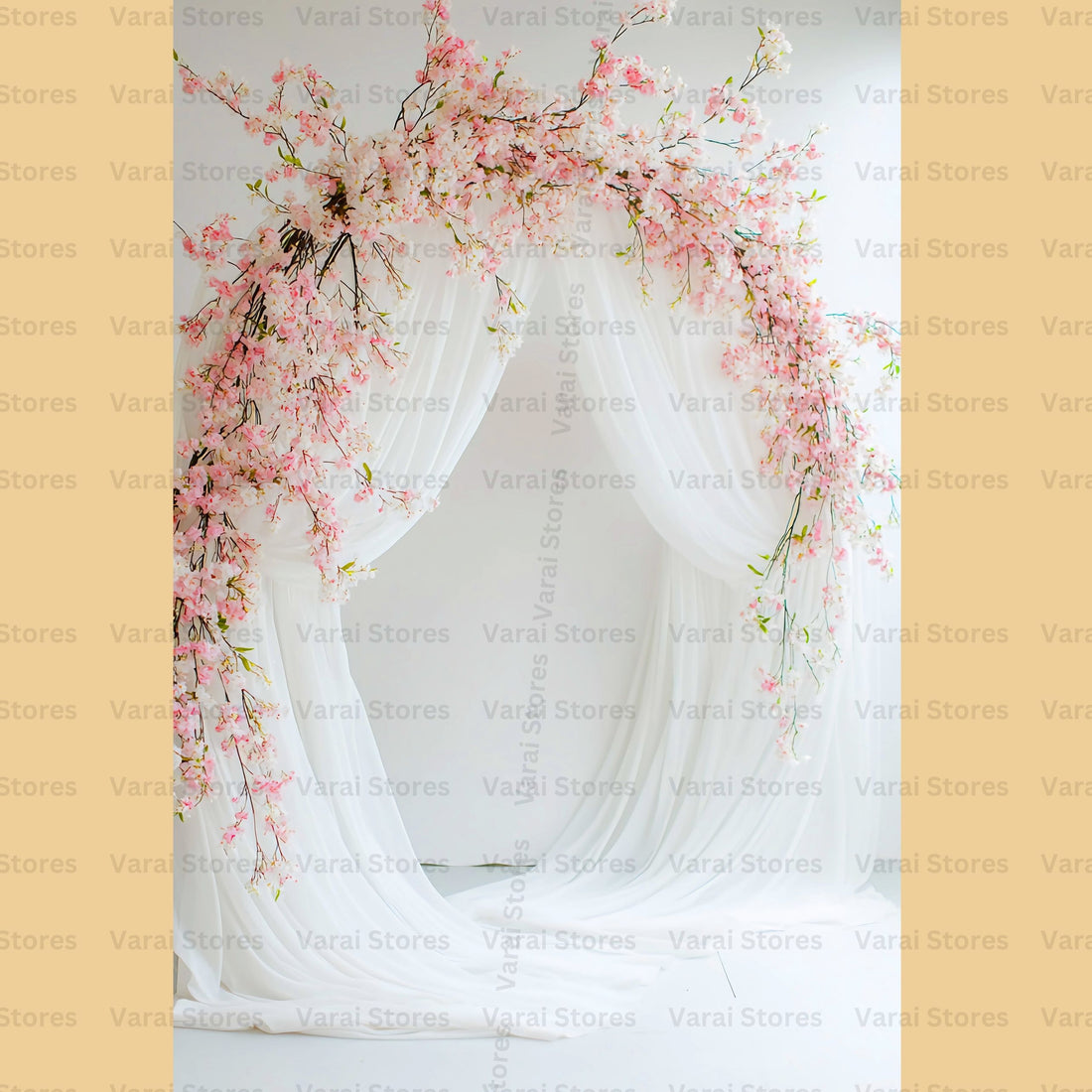 Cherry Bloom - Printed Lifestyle Backdrop -  PREMIUM FABRIC