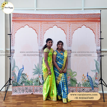 Jaipur Palace Garden    -  Fabric With Pole Pocket