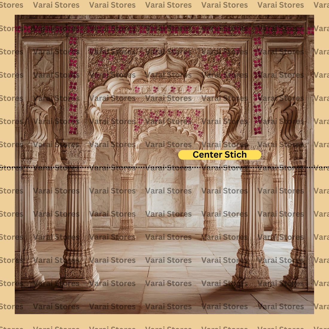 Marble Palace -  Fabric With Pole Pocket