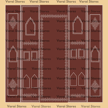 Kolam Partitions  - Fabric With Pole Pocket