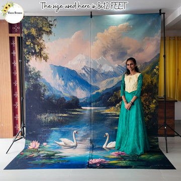 Swan River - Printed Lifestyle Backdrop - PREMIUM FABRIC