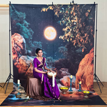 Chandamama Nadi - Printed  Lifestyle Backdrop - PREMIUM FABRIC