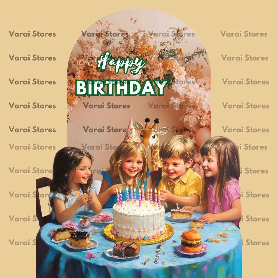 Arch Birthday Backdrop - 01