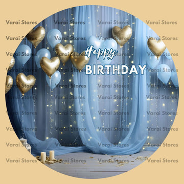 Circle Birthday Backdrop - 05
