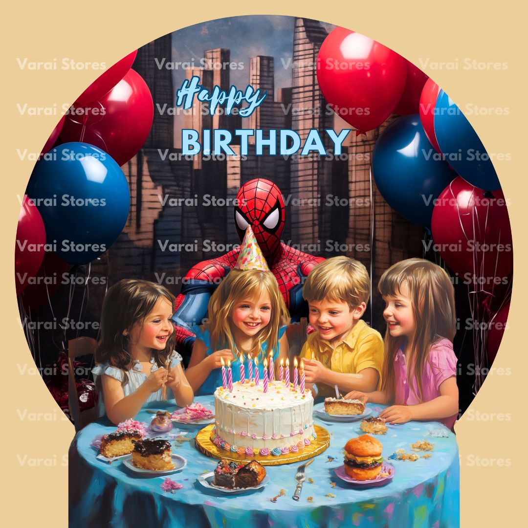 Circle Birthday Backdrop - 10