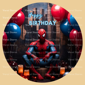 Circle Birthday Backdrop - 10