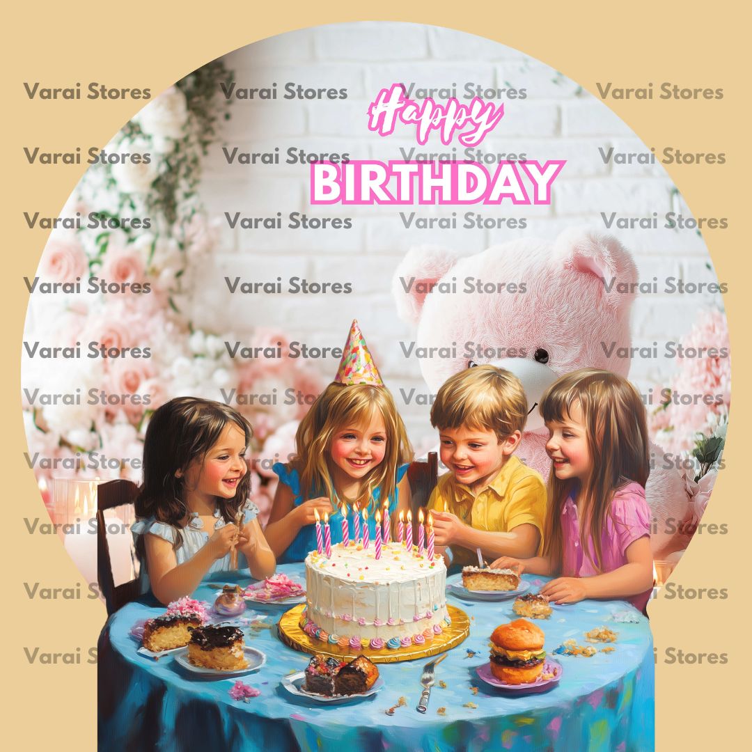 Circle Birthday Backdrop - 11