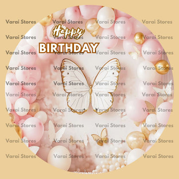 Circle Birthday Backdrop - 15