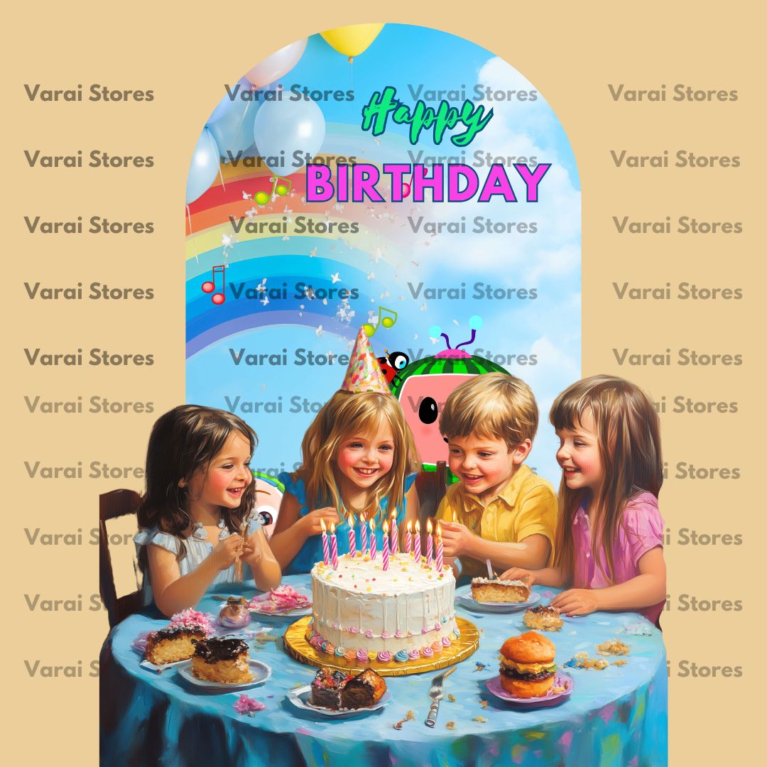 Arch Birthday Backdrop - 04