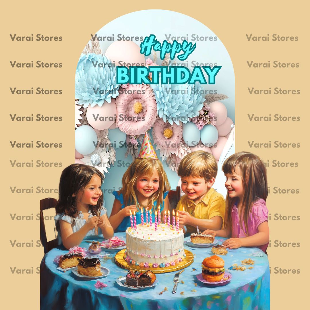 Arch Birthday Backdrop - 12