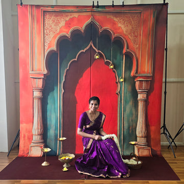 Madura Palace With Brown Floor - PREMIUM FABRIC (8x12) Feet