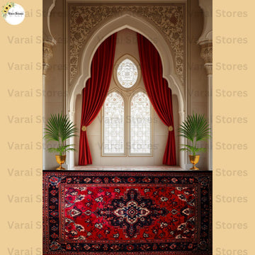 Cherry Curtain Doorway - PREMIUM FABRIC (8x12) Feet