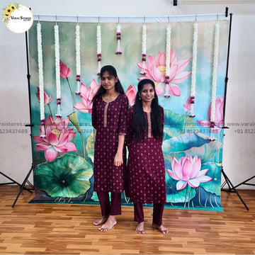 Decor Set With Flowers - 07  (Ready to Ship)