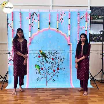 Decor Set With Flowers - 02  (Ready to Ship)