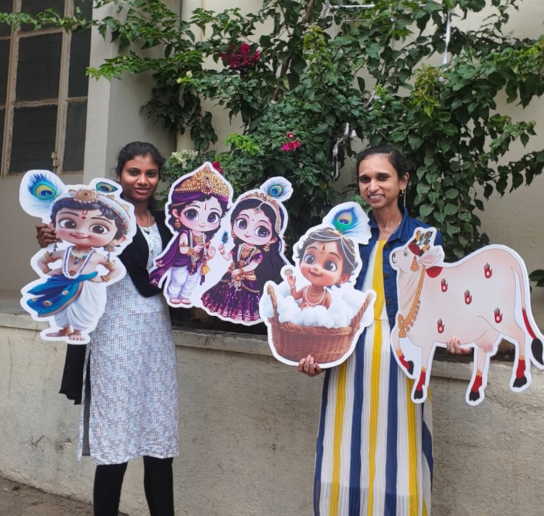 Radha Krishna Cutouts (5mm Foam Board)