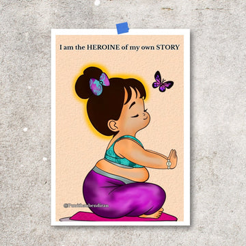 I Am The Heroine - Art Print
