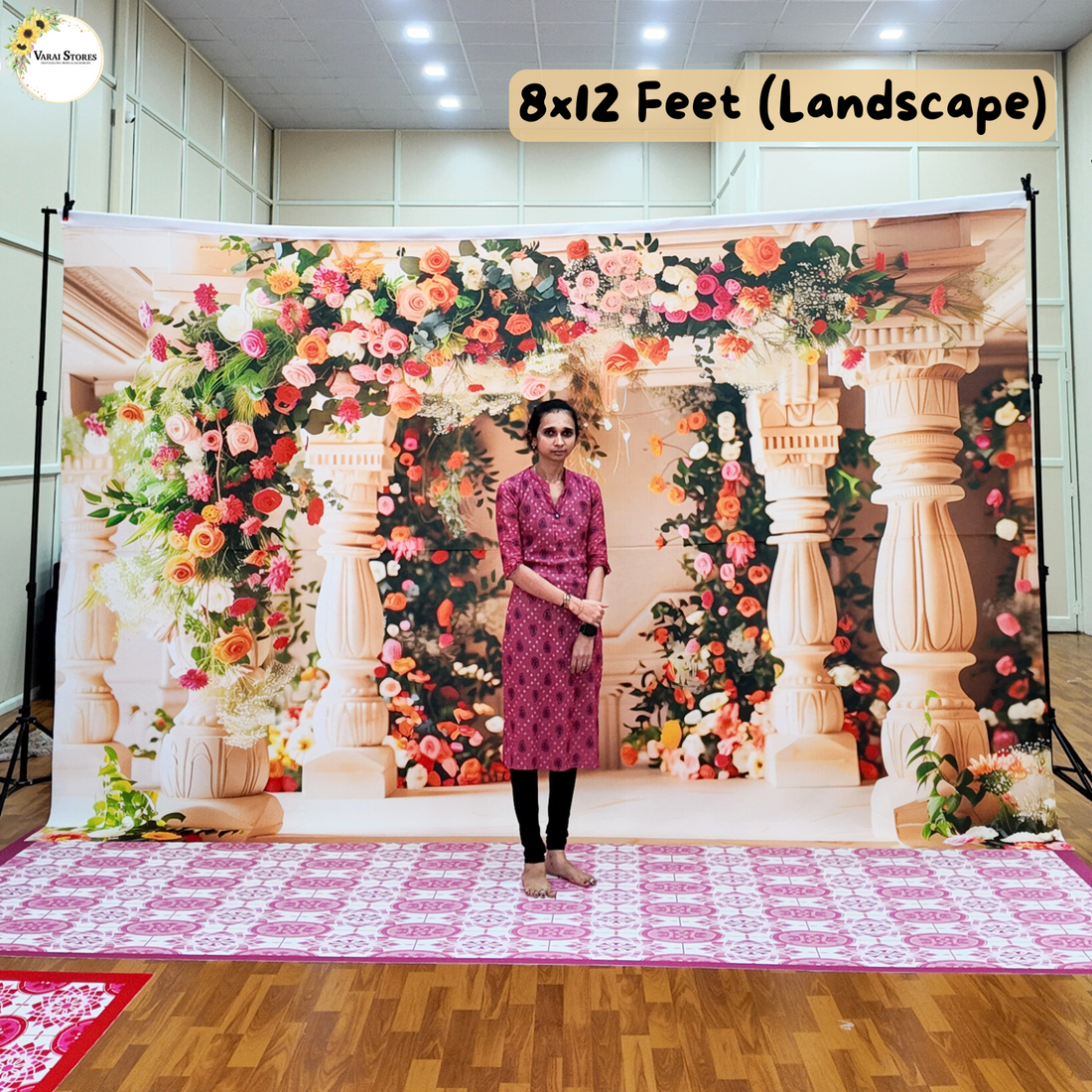 Floral Palace - Fabric With Pole Pocket