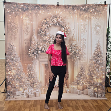 Golden Christmas - Fabric (8x8) Feet