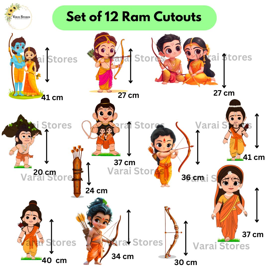 Ram Cutouts (Set Of 12)