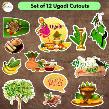 Ugadi Cutouts (Set Of 12)